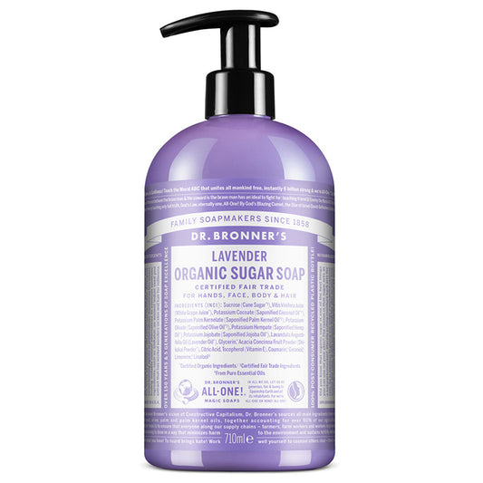 Alfazema - Sabonete Biológico de Açúcar 710ml - Dr.Bronner's