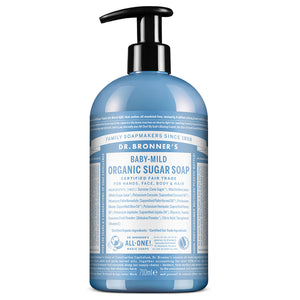Suave-Bebé - Sabonete Biológico de Açúcar 710ml - Dr.Bronner's