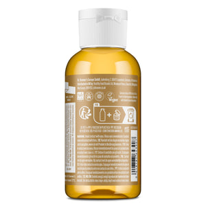 SAbonete líquido biológico Jasmim Sândalo Dr. Bronner's 60ml - vista lateral