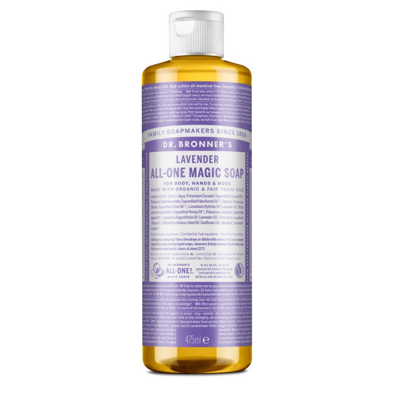 Alfazema - Sabonete Líquido Biológico de Castela 475ml - Dr.Bronner's