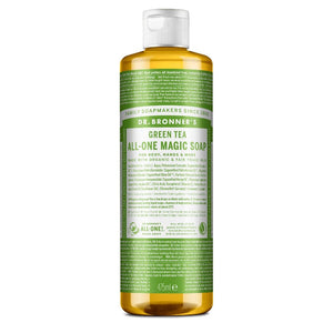 Sabonete líquido biológico Chá verde Dr. Bronner's 