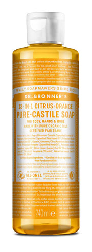 Citrinos - Sabonete Líquido Biológico de Castela 240ml - Dr.Bronner's