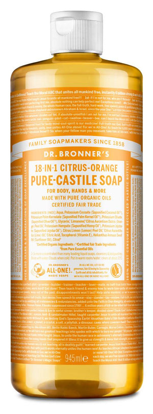 Citrinos - Sabonete Líquido Biológico de Castela 945ml - Dr.Bronner's