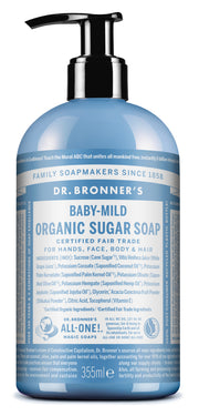 Suave-Bebé - Sabonete Biológico de Açúcar 355ml - Dr.Bronner's