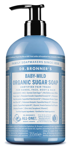 Suave-Bebé - Sabonete Biológico de Açúcar 355ml - Dr.Bronner's