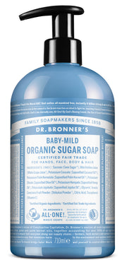 Suave-Bebé - Sabonete Biológico de Açúcar 710ml - Dr.Bronner's