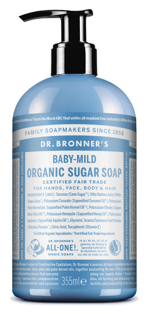Suave-Bebé - Sabonete Biológico de Açúcar 355ml (thumbnail) - Dr.Bronner's