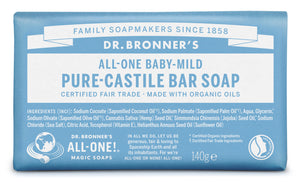 Suave-Bebé - Sabonete Biológico de Castela 140g - Dr.Bronner's