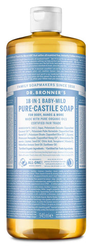 Suave-Bebé - Sabonete Líquido Biológico de Castela 945ml - Dr.Bronner's